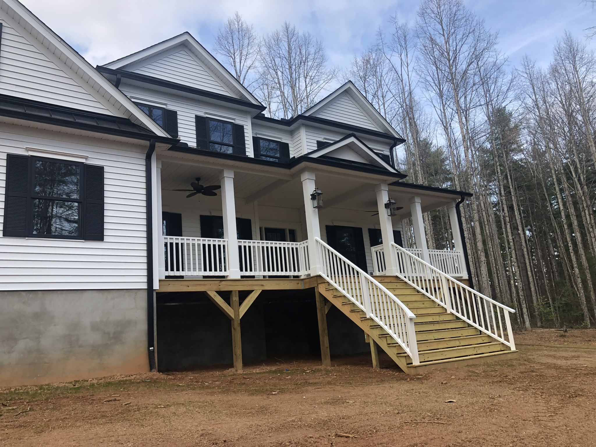 Hendersonville Custom Home Exterior Detail