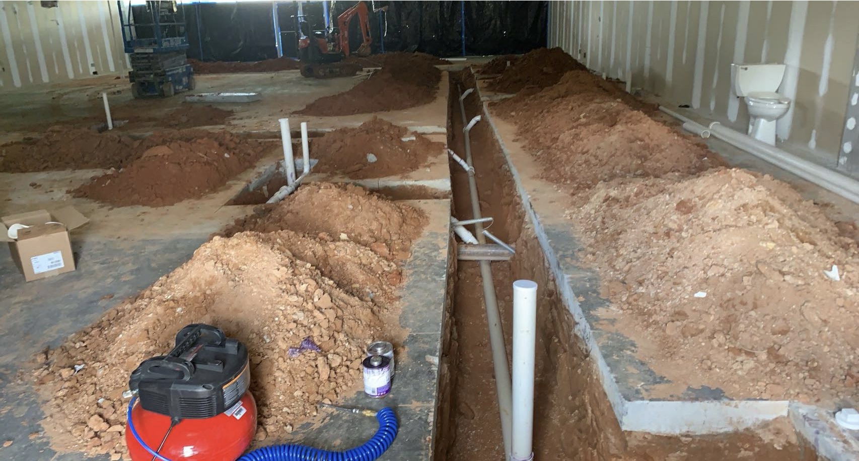 Underground Plumbing Prep